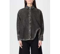 THE ATTICO Camicia in denim di cotone 36 Nero