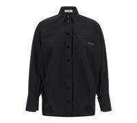 The Attico - Camicia Oversize in Cotone - - Blouses & Shirts - Donna - Nero - S