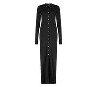 The Attico - Cardigan lungo a coste - - Dresses - Donna - Nero - S