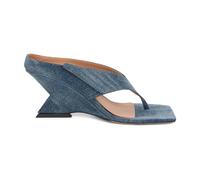The Attico - Cheope Wedge Thong Sandali - - Shoes - Donna - Blu - 40 EU