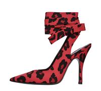 The Attico - Décolleté Slingback in Tessuto - - Shoes - Donna - Rosso - 38 EU