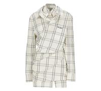 The Attico - Asymmetric Shirt Dress - -Dresses -Donna -Beige -M
