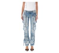 The Attico - Essie Cargo Jeans - - Jeans - Donna - Blu - W25