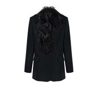 The Attico - Giacca Con Piume di Struzzo - - Jackets - Donna - Nero - S