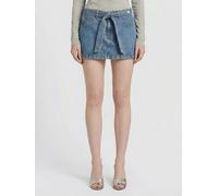 THE ATTICO Gonna mini in denim di cotone 42 Blue