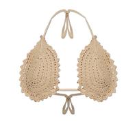 The Attico - Il Primo Bagno Bikini Top - - Swimwear - Donna - Beige - S