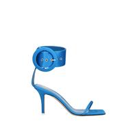 The Attico Light Blue Satin Stiletto Heel Sandals - EU37/US7