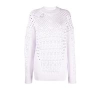 The Attico - Maglione casual viola in cotone e nylon - - Knitwear - Donna - Viola - S