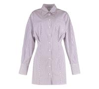 The Attico - Mini Abito Camicia a Righe - - Dresses - Donna - Rosa - S