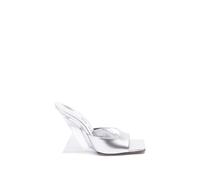 The Attico - Mules Cheope Argento/Cristallo - - Shoes - Donna - Grigio - 36 EU