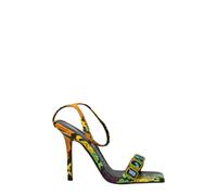 The Attico Multicolor Leather Stiletto Heel Sandals - EU38/US8