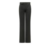 The Attico - Pantaloni dritti con piega frontale - - Trousers - Donna - Nero - M