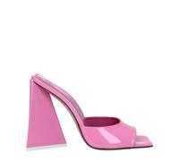 The Attico Pink Leather Platform Sandals - EU37/US7