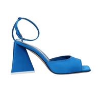 The Attico, ,Shoes ,Donna ,Blu ,36 EU Sandali con Tacco a Spillo in Raso Blu
