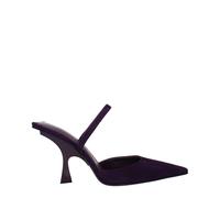 The Attico Purple Leather Stiletto Heel Sandals - EU37/US7