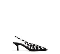 The Attico - Scarpe Slingback in Camoscio Nero - - Shoes - Donna - Nero - 37 EU