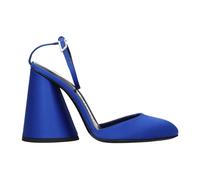 The Attico, ,Shoes ,Donna ,Blu ,36 1/2 EU Sandali Platform in Raso Blu