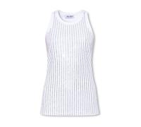 The Attico - Top con applicazioni luccicanti - - Tops - Donna - Bianco - M