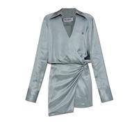 The Attico - Vestito a maniche lunghe - -Dresses -Donna -Blu -S