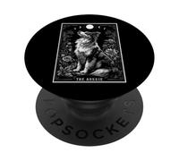 The Aussie Australian Shepherd Dog Tarocco Carta Witchy Moon PopSockets PopGrip Adesivo