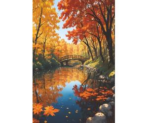 The Autumn Bridge: Perfect for Fall | Daily Guided Journal for Reflection and Personal Growth | Rustic Diary with Prompts for Mindfulness | Thoughtful Gift | 120 Pages