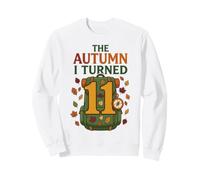 The Autumn I Turned 11 Zaino Compass 11th Birthday Felpa