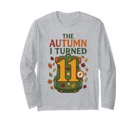 The Autumn I Turned 11 Zaino Compass 11th Birthday Maglia a Manica