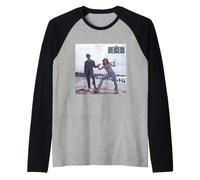 The Avengers Patrick Macnee Diana Rigg Retro Maglia con Maniche Raglan