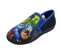 The Avengers, ragazzi o ragazze, pantofole Marvel Avengers per bambini, blu, taglia 2 UK, 34 EU
