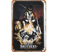 The Avett Brothers - 2013 poster Missoula, MT Adams Center Retro metallo stagno vintage cartello 30,5 x 20,3 cm decorazione da parete