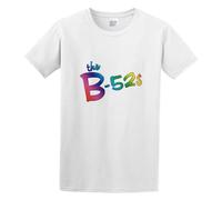 The B-52S Logo Men Adult Short Sleeve White XL
