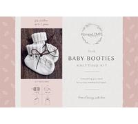 The Baby Booties Knitting Kit: Norwegian Knits from KlompeLOMPE, 100% Wool, Bamboo Needles, Accessory Bag, Step-by-Step Booklet, and Bonus Videos; Cozy Weekend Project!