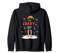 The Baby Elf Funny Merry Christmas Family Costume Coordinato Felpa con Cappuccio