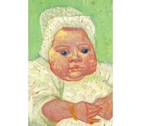 The Baby Marcelle Roulin - Vincent van Gogh - Hardcover Notebook: 120 Lined Pages 6" x 9" Journal Diary Notepad