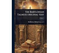 The Babylonian Talmud; original text