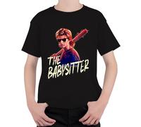 The Babysitter Slasher - Occhiali da sole a forma di chiodo spinato 80s Steve Harrington unisex per bambini, Nero , 116