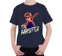 The Babysitter Slasher - Occhiali da sole a forma di chiodo spinato 80s Steve Harrington unisex per bambini, blu navy, 116