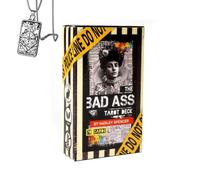The Bad Ass Tarot Deck - Pocket Edition, carta rame, adatto ai principianti, include carte e collana