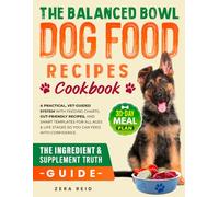 THE BALANCED BOWL DOG FOOD RECIPES COOKBOOK: A Practical, Vet-Guided System with Feeding Charts, Gut-Friendly Recipes, and Smart Templates for All Ages & Life Stages-So You Can Feed with Confidence