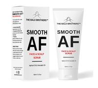 The Bald Brothers Detergente esfoliante con olio di semi di albicocca | Pre rasatura | Scrub esfoliante per uomo con pomice e olio di cocco | Non profumato | Vegano