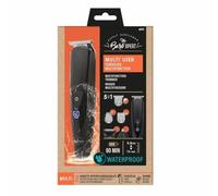 THE BARB'XPERT - Rifinitore impermeabile multifunzione 5 in 1 - Barba, capelli, contorni, naso e orecchie - Ideale per barba di 3 giorni - Batteria agli ioni di litio a lunga durata