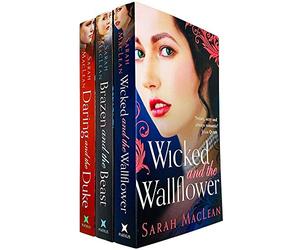 The Bareknuckle Bastards Series 3 Books Collection Set by Sarah MacLean (Wicked and the Duke, Brazen and the Beast & Daring and the Duke)