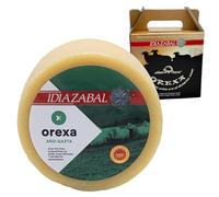 THE BASQUE gourmet - Formaggio stagionato di pecora affumicato - Formaggio spagnolo D.O.P. Idiazabal - Latte crudo - In confezione regalo con manico - Specialità dei Paesi Baschi (1,6 Kg, Naturale)