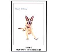 The Bat: 16x9 widescreen TV.: Greeting Card: Happy Birthday.
