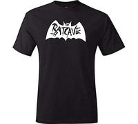 The Batcave Goth T-Shirt Black Graphic Unisex Tee Shirt L
