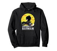 The Batman Batmobile Wheelie Chibi Felpa con Cappuccio
