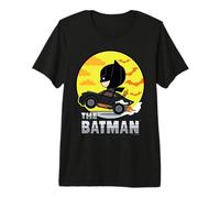 The Batman Batmobile Wheelie Chibi Maglietta Premium