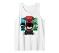 The Batman Catwoman Riddler Panels Chibi Canotta