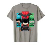 The Batman Catwoman Riddler Panels Chibi Maglietta