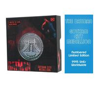 The Batman Gotham Metal Medallion Ltd Ed FANATTIK